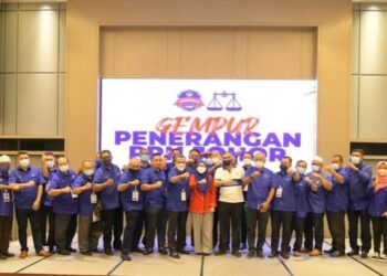 MAJLIS Gempur Penerangan PRN Johor 2022 di Johor Baharu, Johor, semalam.