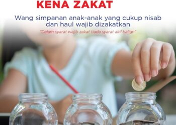 POSTER kempen mengenai kefarduan pembayaran zakat melibatkan kanak-kanak yang cukup nisab walaupun belum akil baligh. – Ihsan PPZ MAIWP