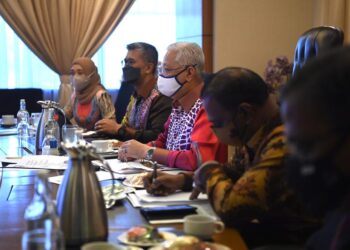 ISMAIL Sabri ketika mempengerusikan mesyuarat di Parlimen hari ini