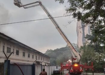 Stior IPD Sentul yang terbakar petang tadi