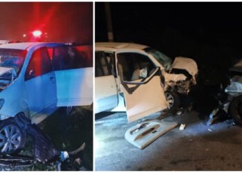 KEJADIAN kemalangan melibatkan lima buah kenderaan di Jalan Besar Palong 4, Jempol malam semalam.