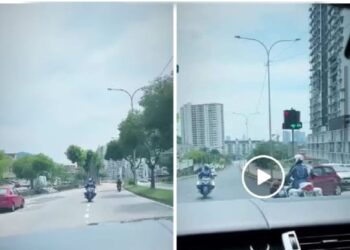 TANGKAP layar rakaman video anggota polis trafik mengiringi orang awam yang tular di media sosial sejak semalam dan mendapat kecaman netizen.