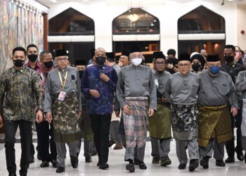 ISMAIL Sabri Yaakob ketika menghadiriMajlis Makan Malam dan Perasmian Mesyuarat Agung Tahunan Pertubuhan Peladang Kebangsaan (Nafas) Ke-46 di Pusat Dagangan Dunia (WTC) Kuala Lumpur. - PEJABAT PERDANA MENTERI