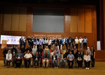 SEBAHAGIAN peserta yang menjayakan Pameran Kerjaya anjuran Universiti Antarabangsa Albukhary di kampus universiti di Alor Setar, Kedah.