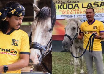 FAIZAL Tahir menamatkan tunggangan sejauh 140 kilometer pada Kejohanan Kuda Lasak Piala Yang DiPertuan Muda Terengganu