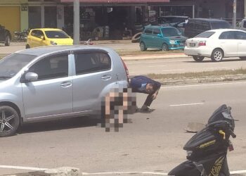 SEORANG pemuda maut digilis sebuah kereta Perodua Myvi di Jalan Jementah-Muar, Segamat.