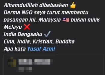HANTARAN yang dimuat naik bersama beberapa tangkap layar status Facebook dipercayai dibuat seorang lelaki berperwatakan wanita didakwa beragama Islam yang menghina agama Islam dan Nabi Muhammad tular dalam media sosial sejak Sabtu lalu. - UTUSAN/MEDIA SOSIAL