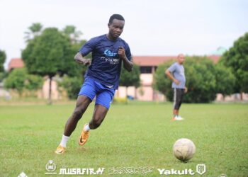 Julius Ofori sudah mula menjalani latihan bersama skuad Kelantan United.