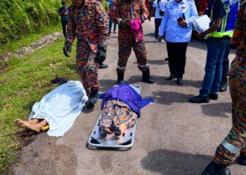 KEMALANGAN membabitkan kereta Proton Wira dan Saga meragut dua nyawa dua beranak berhampiran Felcra Dusun Panti, Kota Tinggi.