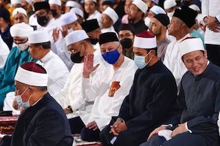 ISMAIL Sabri Yaakob ketika majlis Munajat Keluarga Malaysia di Putrajaya. - UTUSAN/AMIR KHALID