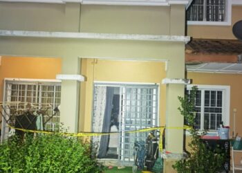 RUMAH mangsa yang disamun tiga lelaki warga asing di Presint 9, Putrajaya.