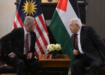 ISMAIL Sabri Yaakob mengadakan pertemuan dua hala dengan Mahmoud Abbas di Perhimpunan Agung ke-77 Pertubuhan Bangsa-bangsa Bersatu (PBB).