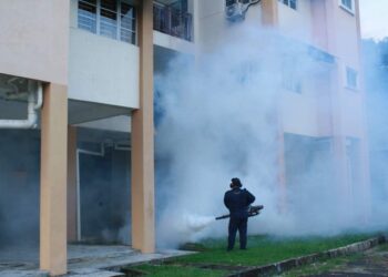 AKTIVITI kawalan vektor yang melibatkan pemeriksaan premis, semburan kabus, penghapusan tempat pembiakan nyamuk aedes merupakan antara tindakan bagi mencegah kes demam denggi. - GAMBAR HIASAN