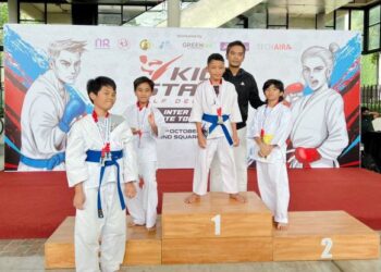 JUARA  untuk kategori kata, Muhammad Imaan Nawfal, pingat perak, Rizq Thaqif dan pingat gangsa, Muhammad Aisy 
Hafiy