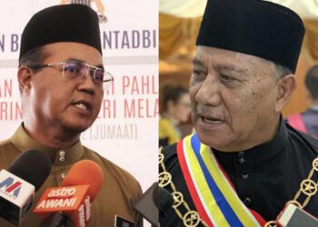 ZAIDI Johari (kiri) dan Ibrahim Durum