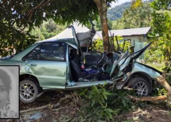 ALLAHYARHAM Nuratika Arsad (gambar kecil)  yang meninggal dunia dalam kejadian kemalangan di Kilometer 24 Jalan Seremban-Kuala Pilah, Kuala Pilah awal pagi tadi. Turut meninggal dunia seorang anaknya berusia tiga tahun dan bayi yang masih dalam kandungannya.