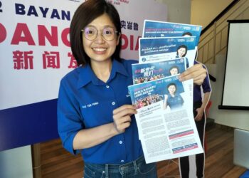 CALON BN Parlimen Bayan Baru, Saw Yee Fung menggunakan surat terbuka sebagai bahan kempen untuk memperkenalkan dirinya kepada pengundi.