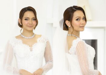 AZIRA Shafinaz semasa Majlis Pelancaran Koleksi Pakaian Pengantin RR Bridal 2023 di Rizman Ruzaini Couture, Kuala Lumpur. FOTO/AFIQ RAZALI