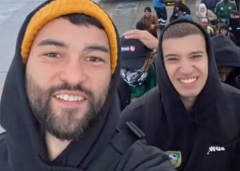 Manuel Ott (kiri) bersama Manuel Hidalgo berangkat ke Turkiye untuk aksi pra musim pasukan Kedah sebagai persiapan menghadapi Liga Malaysia 2023.