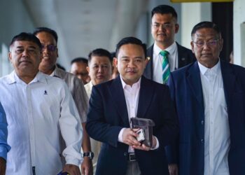 WAN Saiful Wan Jan hadir di Mahkamah Sesyen Kuala Lumpur bagi sebutan kes rasuah Jana Wibawa. - UTUSAN/IQBAL ROSLI