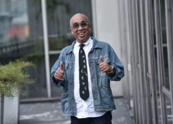 SABRI YUNUS semasa menghadiri sidang akhabar program baharu terbitan Astro Warna, Mega Spontan di sebuah hotel di ibu negara, semalam.-UTUSAN/M.FIRDAUS M.JOHARI