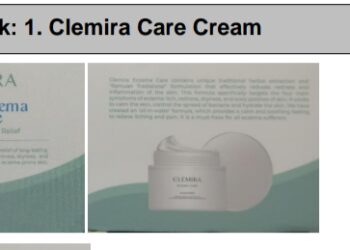CLEMIRA Care Cream dikesan mengandungi racun berjadual.