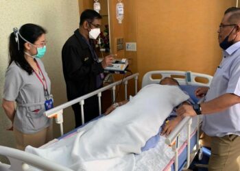 MOHAMAD Sabu selamat menjalani pembedahan apendiks di Hospital Putrajaya. - FACEBOOK MOHAMAD SABU