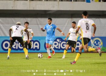 HADIN Azman beraksi dengan Penang FC dalam saingan Liga Super musim lalu.-IHSAN PENANG FC