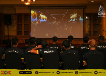 PERAK yang masih segar dengan kejayaan menewaskan Kelantan FC kelmarin akan menerima kunjungan JDT II malam esok. - IHSAN PERAK FC