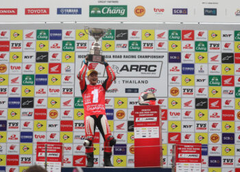 Pelumba pasukan Honda Asia Dream Racing, Muhd Zaqhwan Zaidi  dinobatkan sebagai juara di Litar Chang, Buriram, Thailand semalam.