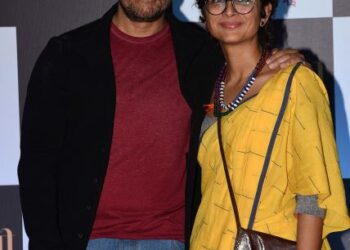 Aamir Khan dan Kiran Rao ketika bergelar suami isteri. - AFP