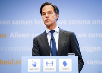 PERDANA Menteri Belanda, Mark Rutte.