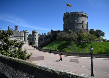 PEMANDANGAN Istana Windsor di barat London. - AFP