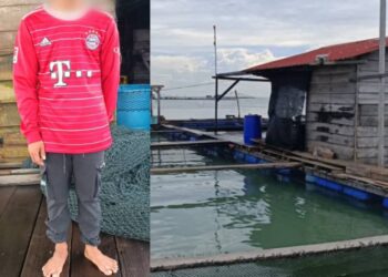 SEORANG PATI warga Myanmar ditahan Maritim Malaysia Pulau Pinang
di atas sebuah sangkar ikan di perairan Sungai Udang, Pulau Pinang semalam kerana tiada memiliki dokumen pengenalan diri yang sah.