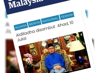 KERATAN laporan Utusan Online.