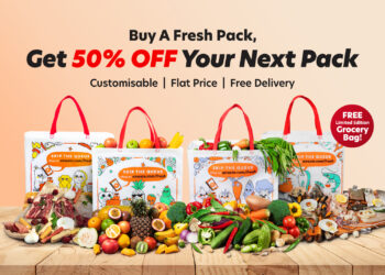 PELANGGAN boleh menikmati diskaun 50 peratus sempena Tahun Baru Cina sehingga 28 Februari.