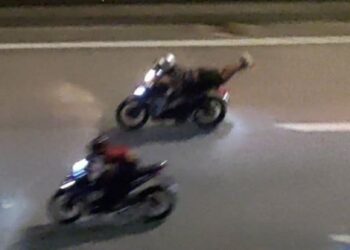 AKSI 'superman' dua penunggang motosikal menerima padah apabila berjaya ditahan polis dalam Op Samseng Op Samseng Jalanan di Lebuhraya Utara Selatan (Plus) serta Lebuhraya Kajang Seremban (Lekas) awal pagi tadi.