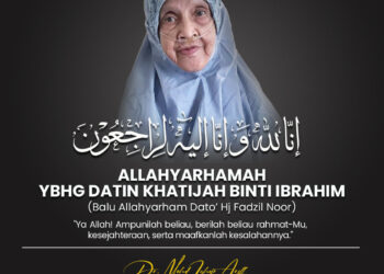 ALLAHYARHAMAH DATIN KHATIJAH IBRAHIM. -IHSAN FB DR. MOHD. IZHAR ARIFF