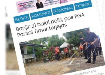 KERATAN laporan Utusan Online.