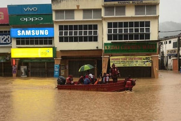 Banjir terkini di pahang keadaan Info Banjir