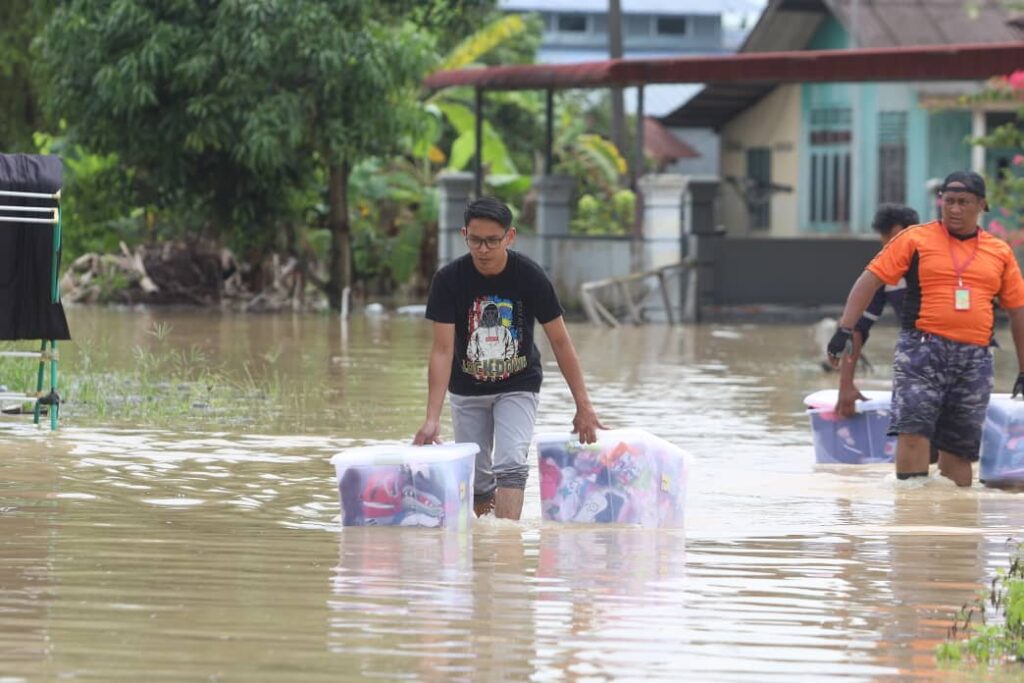 Banjir di Kampung Bangi Tambahan surut