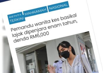 KERATAN laporan Utusan Malaysia.