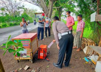 LOKASI penemuan bayi di dalam beg Shopee Food. - AGENSI
