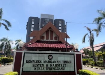 MAHKAMAH Sesyen  dan Majistret Kuala Terengganu, Terengganu.