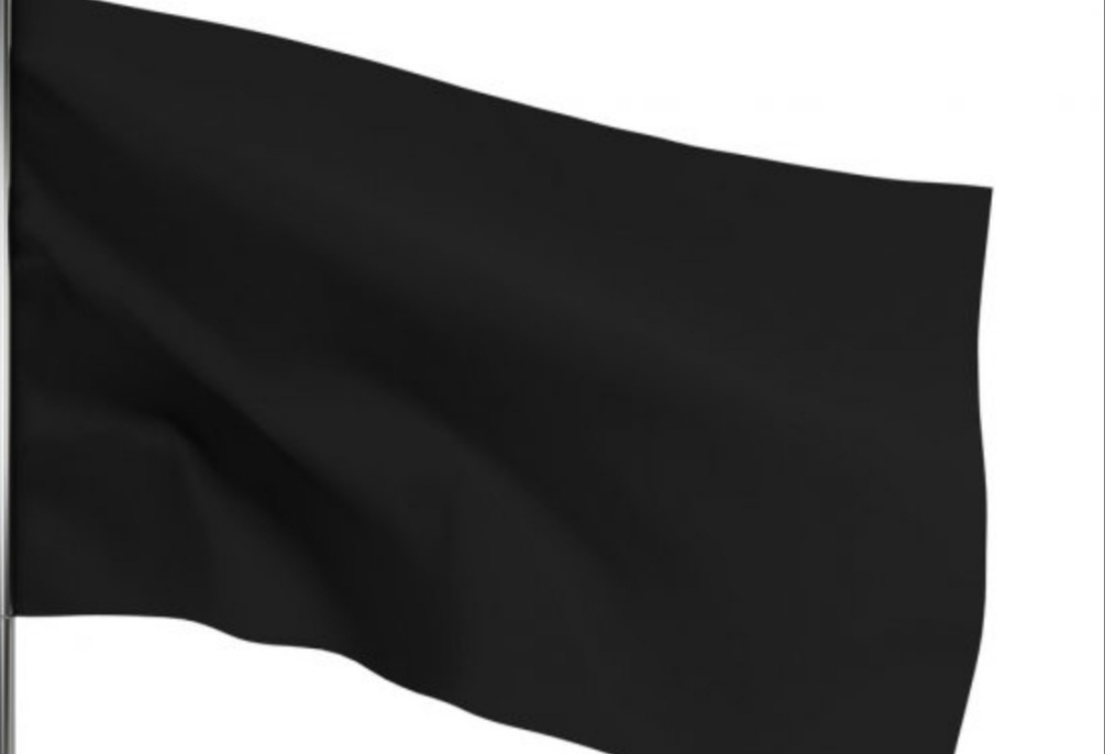 Kibar bendera hitam