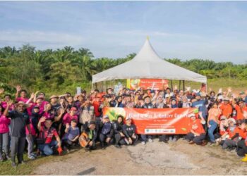 SEMPENA Hari Kepelbagaian Biologi Antarabangsa 2023, sukarelawan 
menanam sejumlah 600 pokok di Hutan Simpan Kuala Langat Utara (HSKLU), Selangor.