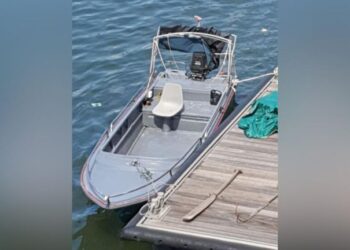 BOT yang dikesan berhampiran perairan Tuas. - AGENSI