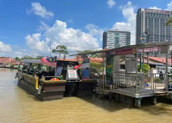 JETI Kampung Morten, Banda Hilir, Melaka merupakan salah satu daripada 14 lokasi Pit Stop MRC. - UTUSAN/DIYANATUL ATIQAH ZAKARYA