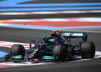 Valtteri Bottas mencatat masa terpantas semasa sesi latihan bebas Grand Prix Perancis.