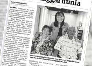 KERATAN laporan Mingguan Malaysia Ahad lalu.